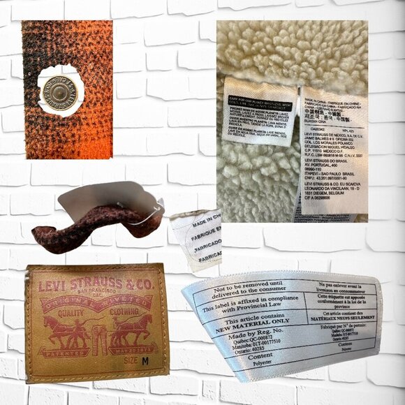 **🔥 Jughead Jones “Riverdale” Levi’s Sherpa Check Jacket – Men’s Size M 🔥** - Picture 11 of 11